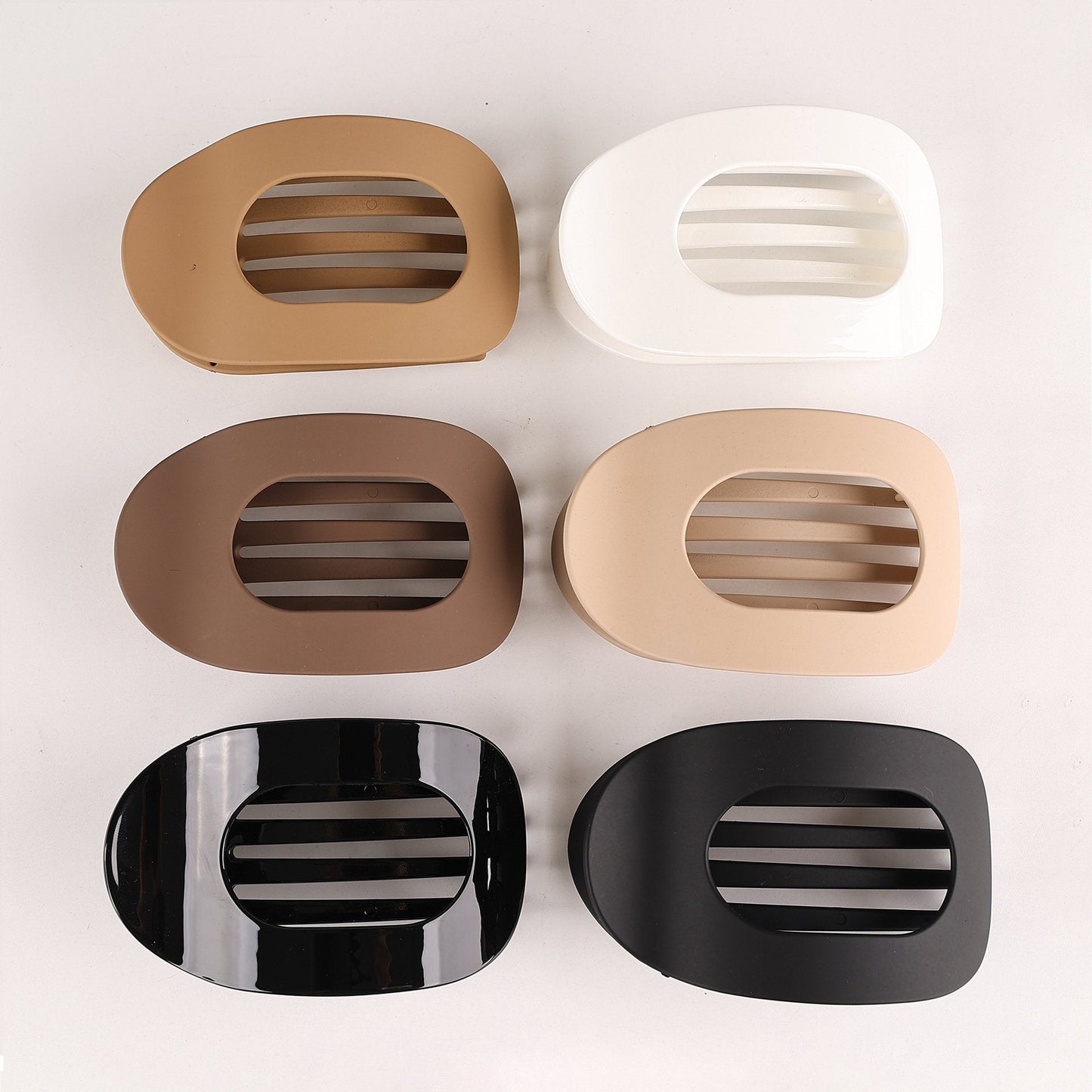 Headrest-Friendly Flat Hair Clips