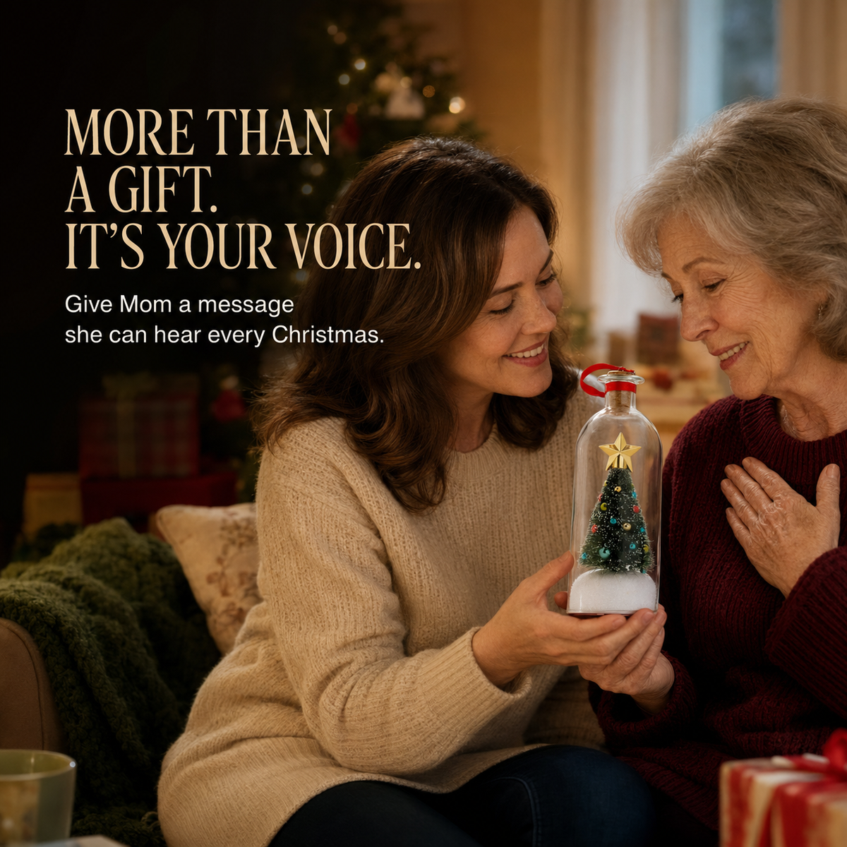 Recordable Christmas Memory Bottle | A Voice Message They Can Keep Forever