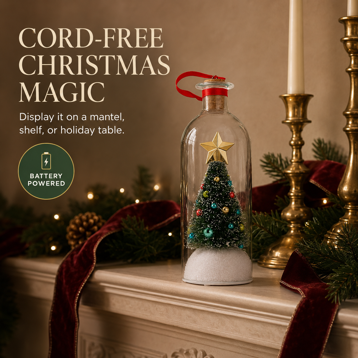 Recordable Christmas Memory Bottle | A Voice Message They Can Keep Forever