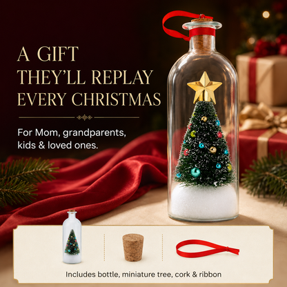 Recordable Christmas Memory Bottle | A Voice Message They Can Keep Forever