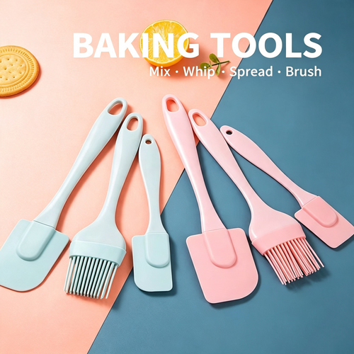 3-Piece Silicone Baking Tool Set