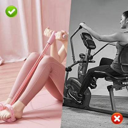 Upgraded 6-Tube Pedal Ankle Puller Resistance Band