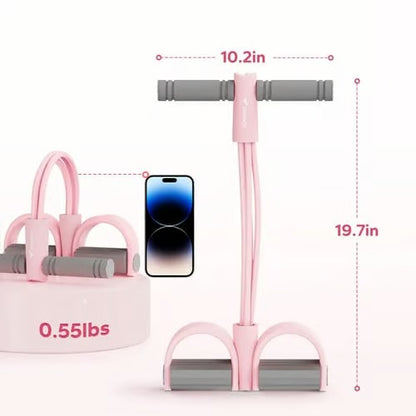 Upgraded 6-Tube Pedal Ankle Puller Resistance Band