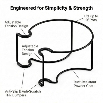 30-Second Install Railing Plant Hanger — No Tools Needed
