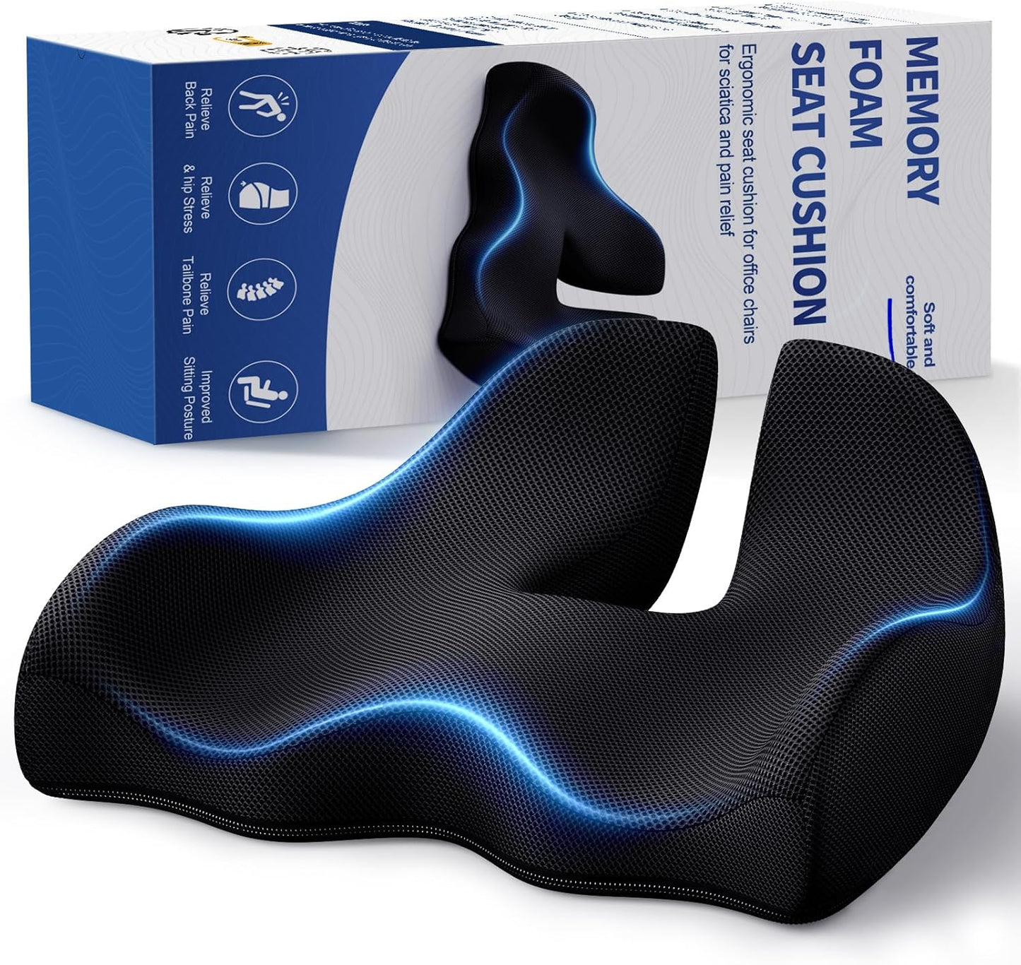 🎁LAST DAY 49% OFF🎁Ergonomic Memory Foam Seat Cushion
