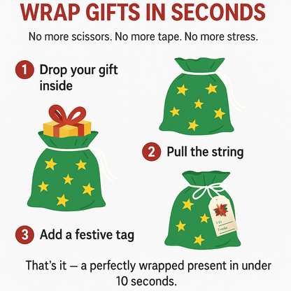 Merry Market Gift Bags & Tags Set