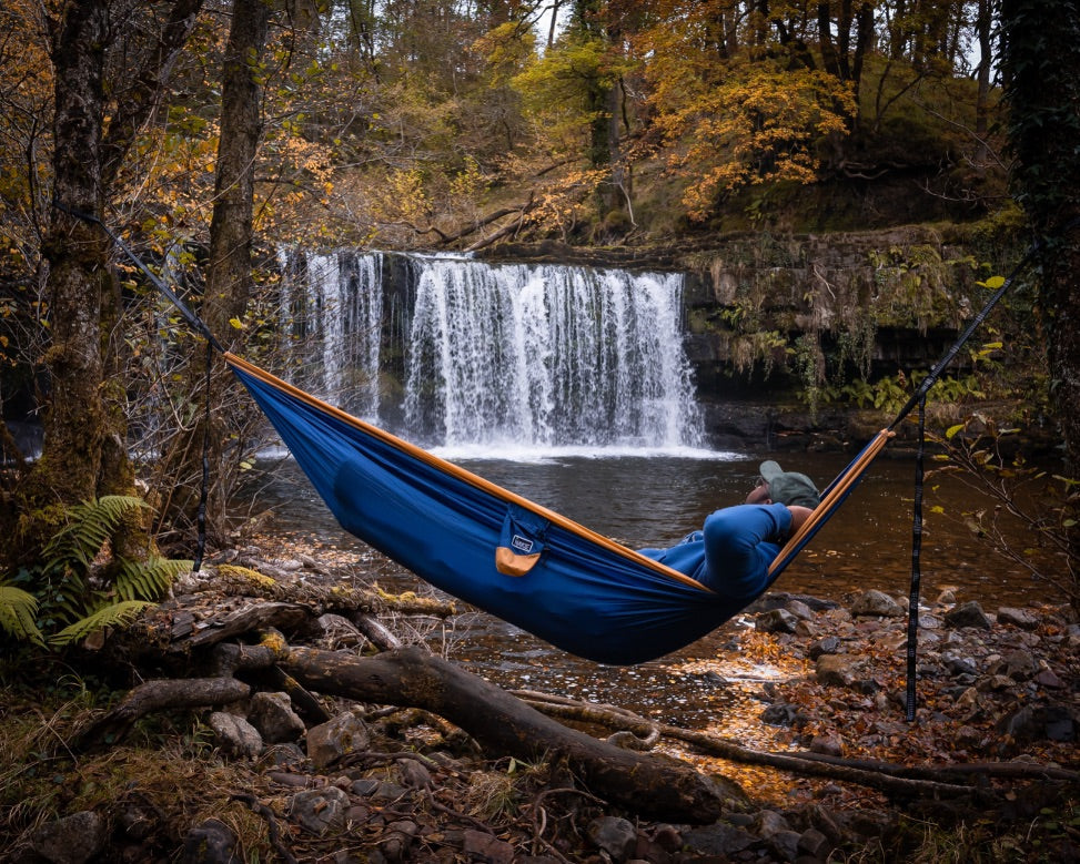 Recycled Hammock with Straps