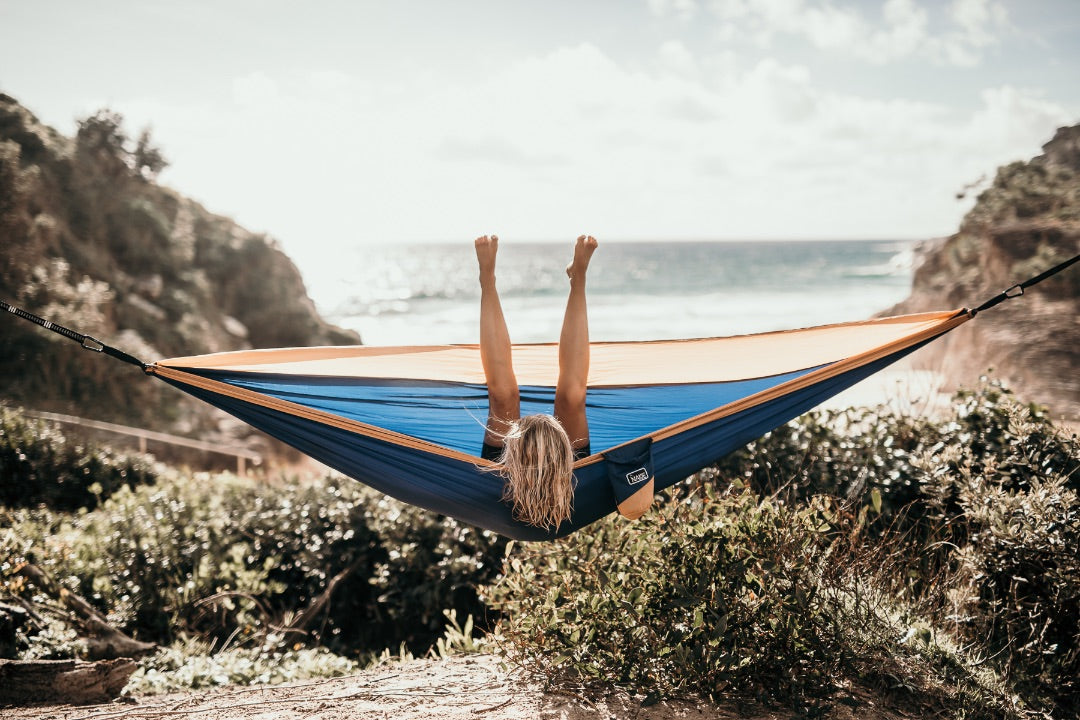 Recycled Hammock with Straps