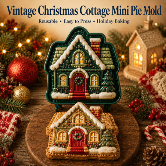 🎄🥧 Christmas Mini Pie Mold – Festive Press Maker for Santa, Gingerbread & Reindeer Pastries