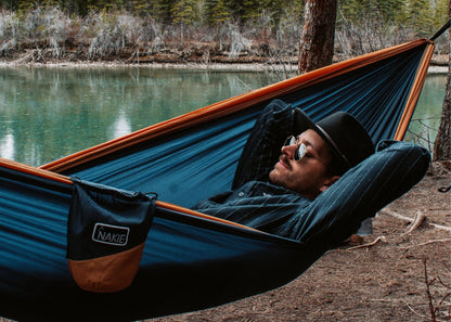 Recycled Hammock with Straps