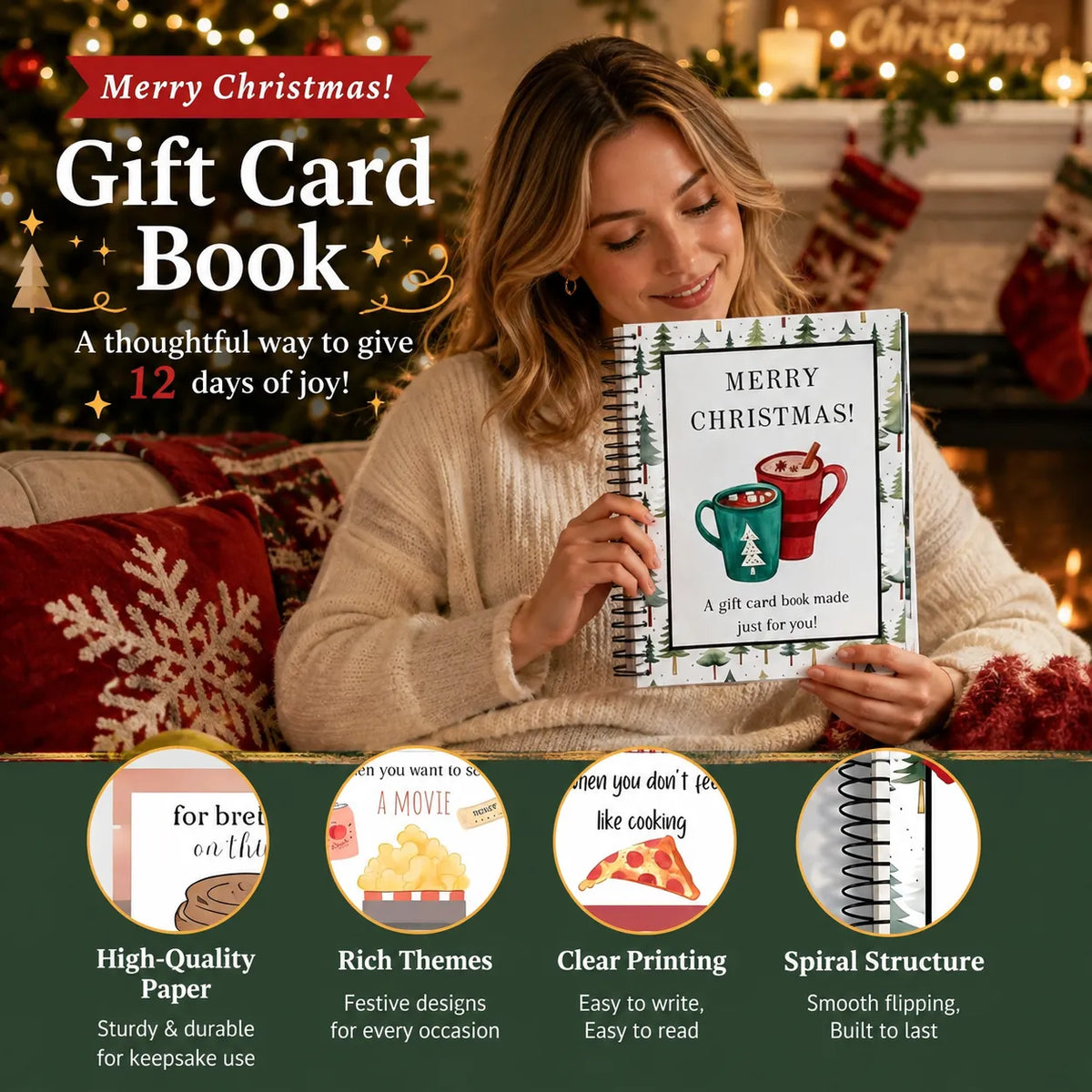 🎄 The Christmas Gift Card Book That Turns Every Page Into a Surprise 🎁