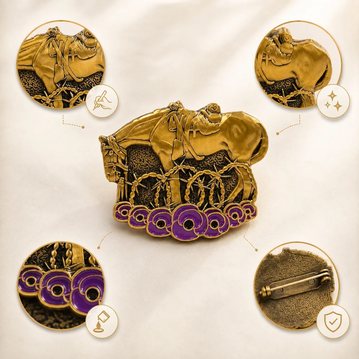 Veterans Remembrance Brooch Collection – Memorial Tribute Pins