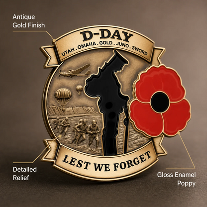 Veterans Remembrance Brooch Collection – Memorial Tribute Pins