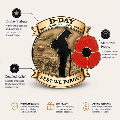 Veterans Remembrance Brooch Collection – Memorial Tribute Pins