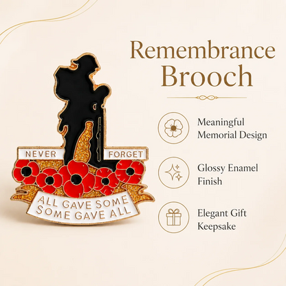 Veterans Remembrance Brooch Collection – Memorial Tribute Pins