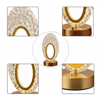 Modern Crystal Acrylic LED Atmosphere Table Lamp