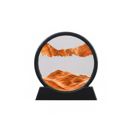 3D Moving Sand Art Picture – Round Glass Deep Sea Sandscape